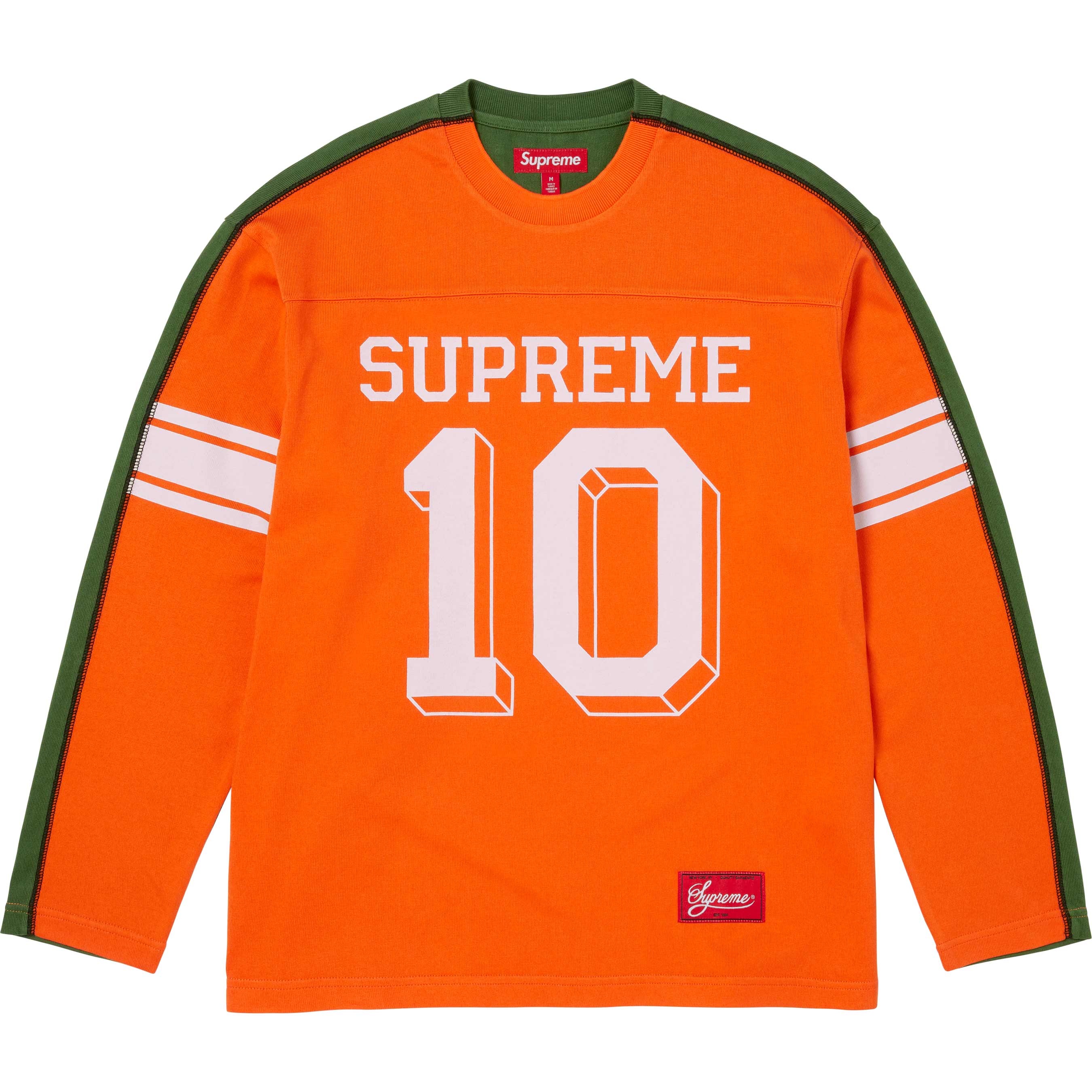 Split L/S Football Top view 10